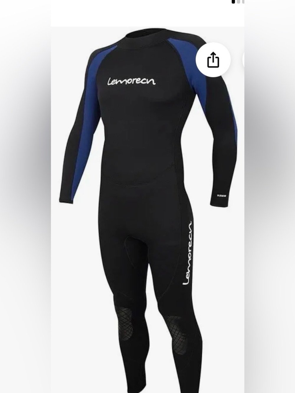 New Lemorecn Full-body Wetsuit, Size 4XL